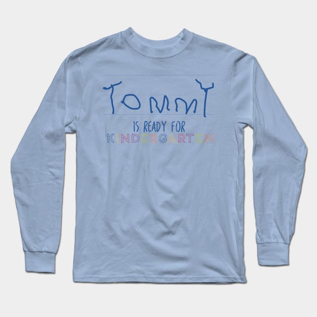 Thomas' Back to School shirt Long Sleeve T-Shirt by Simplify With Leanne